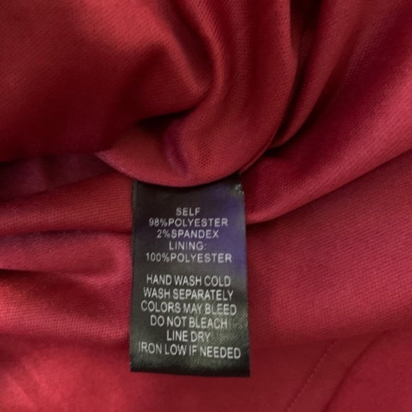 LuLus Endlessly Endearing Wine Red Dress Medium - Picture 10 of 11